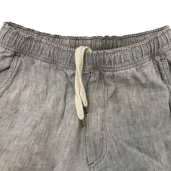 Our Legacy 100% Linen Pull-On Lightweight Breathable Shorts Gray Men size 46 - Picture 4 of 9